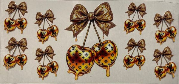 LV Gold Cherry Drip