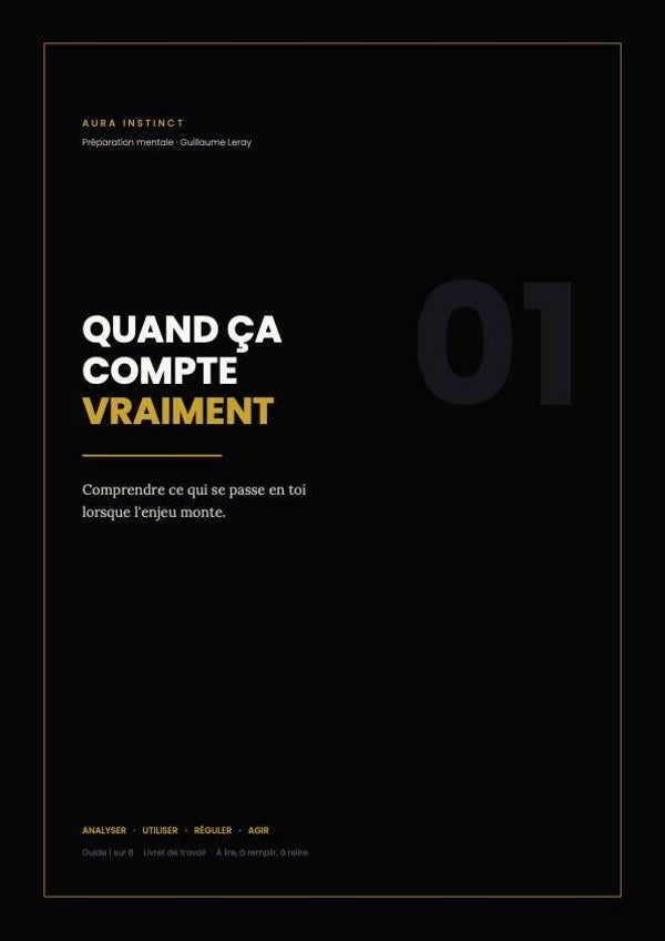Quand ça compte vraiment : livret AURA 01