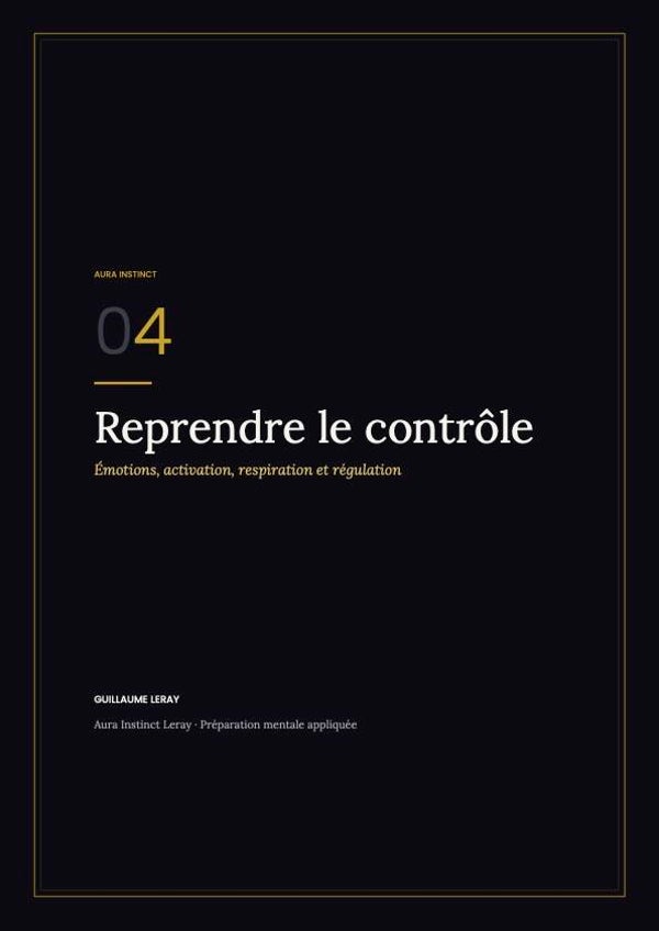 Reprendre le contrôle : livret AURA 04