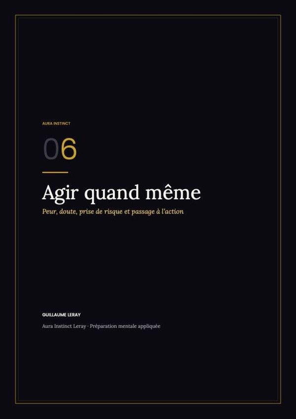 Agir quand même : livret AURA 06