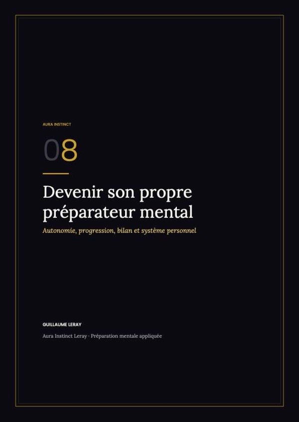 Devenir son propre préparateur mental : livret AURA 08