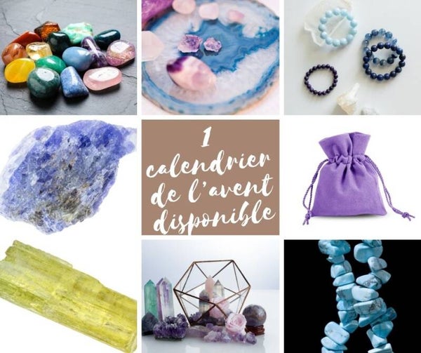 Calendrier de l'avent lithothérapie