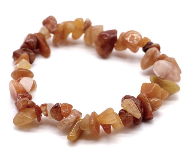 Bracelet baroque aventurine orange