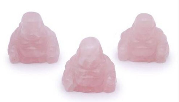 Bouddha 40 mm Quartz rose