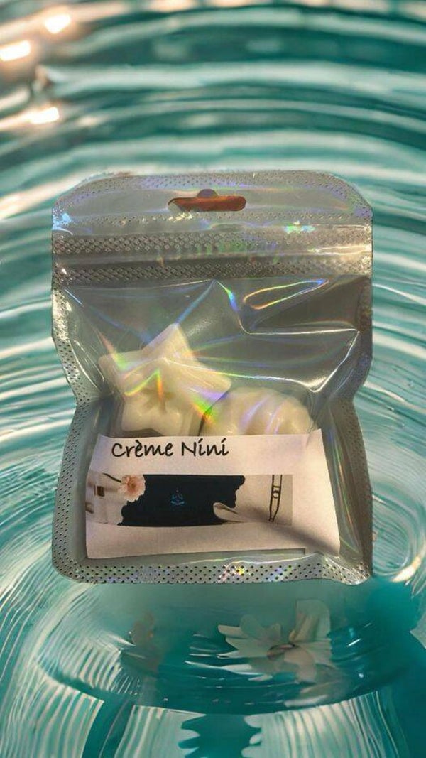 Sachet de fondants parfumées senteur : crème nivéa