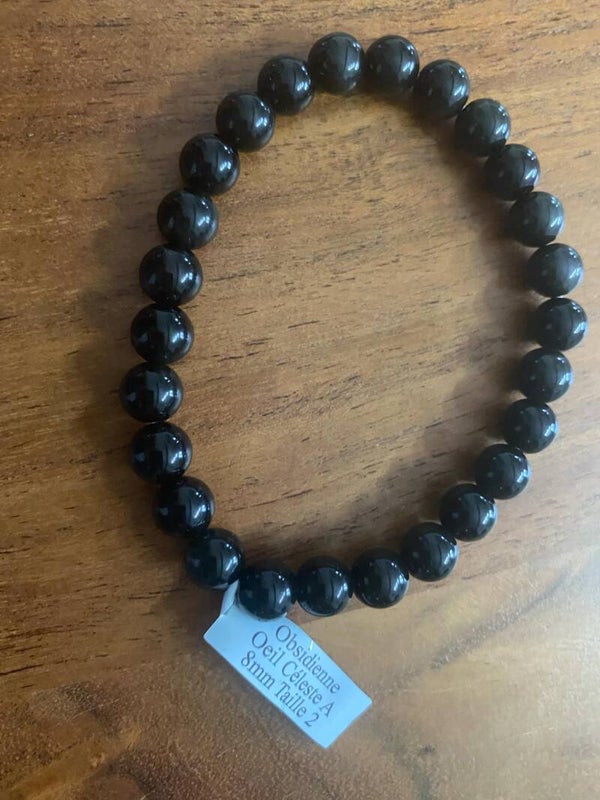 Bracelet Obsidienne oeil Céleste