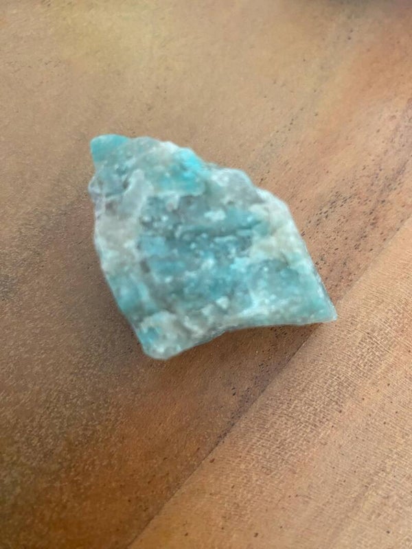 Pierre brute amazonite Pérou AB 30 à 60mm