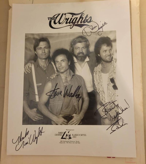 The Wrights Signed Photo Oak Ridge Boys