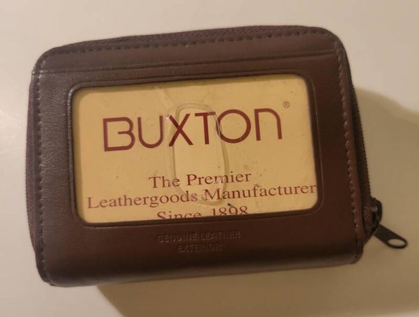 Buxton Leather Wallet 4 x3 x 1.5