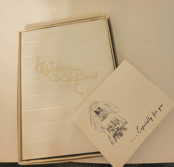 VTG.  Wedding Plans Book U.S.A. by Hillman Jewlery in Original Box