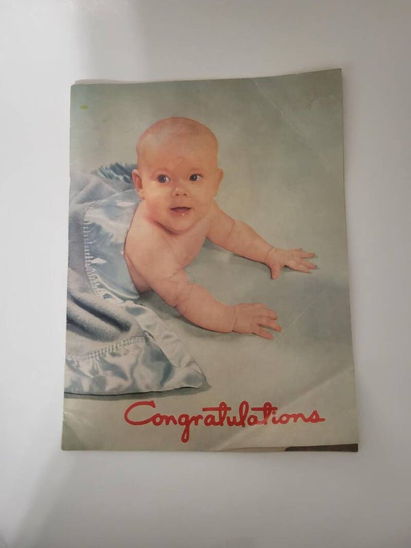 "1964" Vtg. Baby Birth Congratulations Booklet Third Issue Vol. 28. 8 x 11