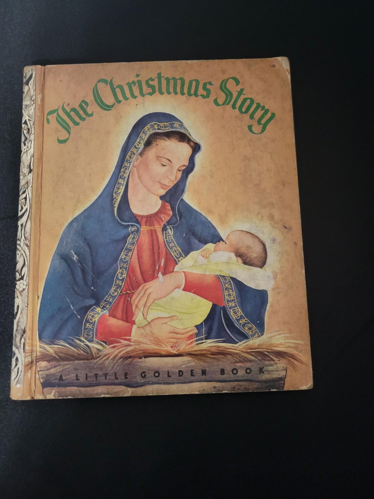 "1952" The Christmas Story a Little Golden Book | vintagejunkie.org