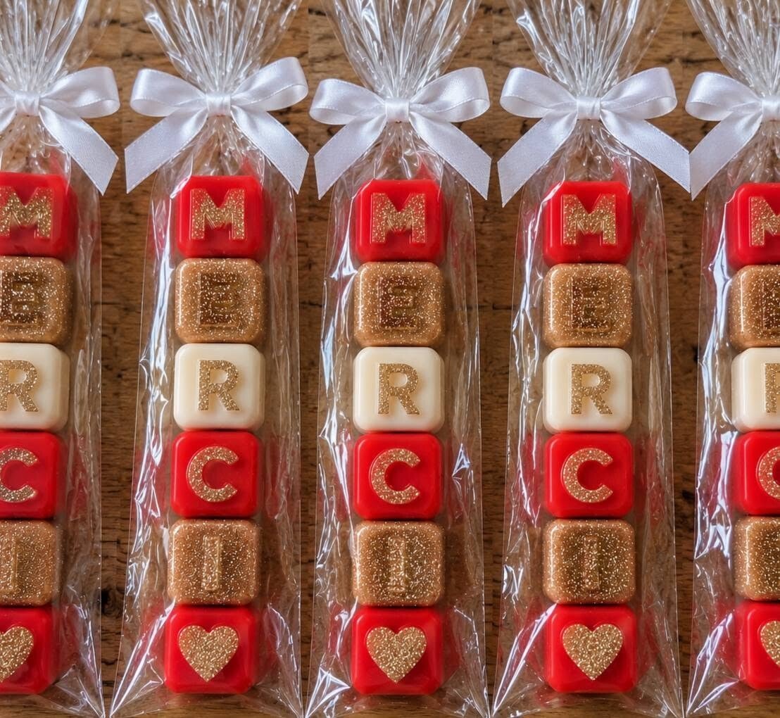 🎄 Fondants parfumés MERCI – Une petite attention qui fait plaisir !