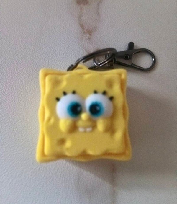 Clicker sleutelhanger – SpongeBob of Pikachu