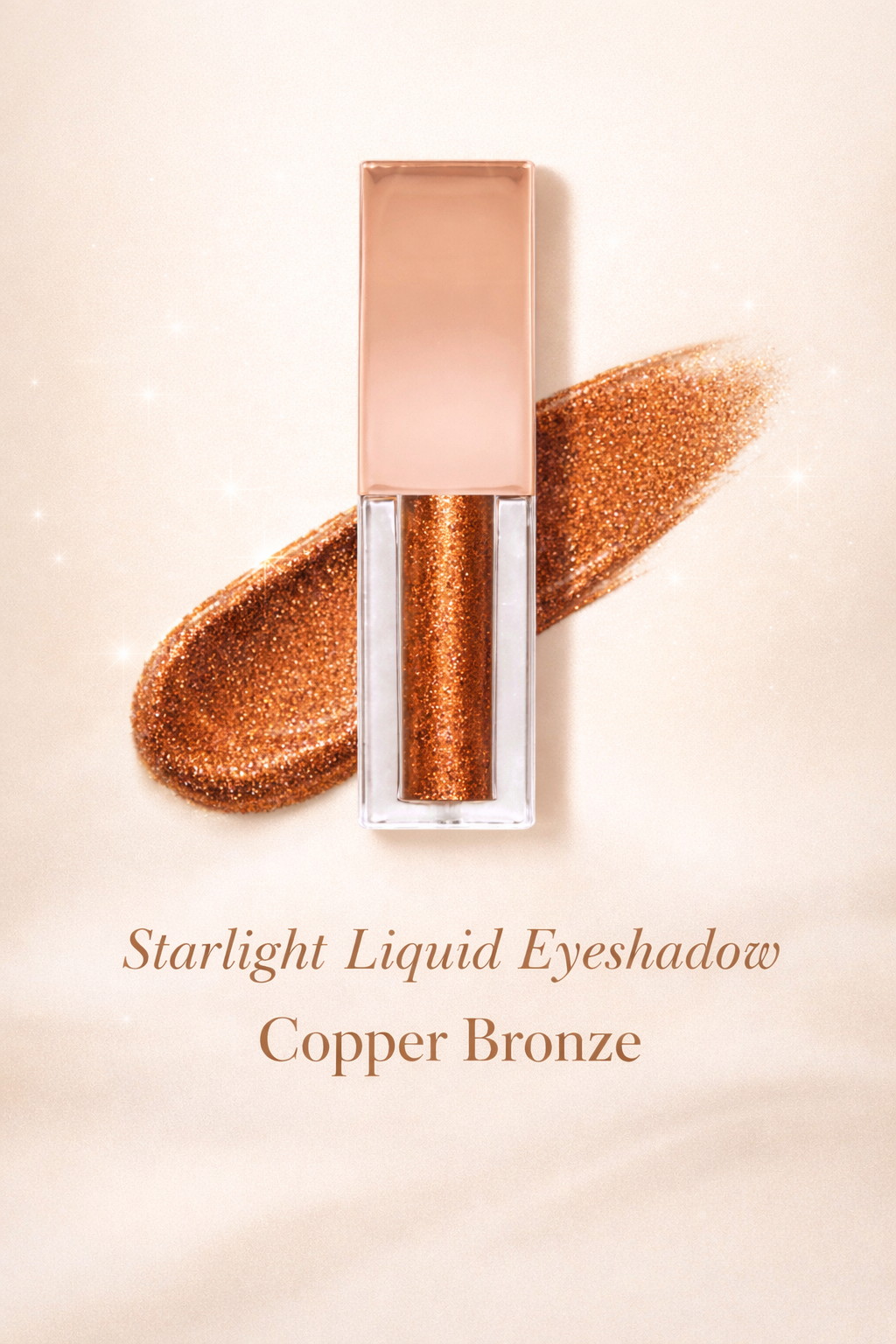 ✨ Starlight Liquid Eyeshadow – Copper Bronze