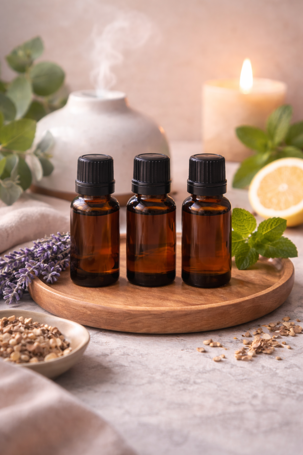 🌿 Balance Ritual Set Lavendel – Pepermunt – Cederwood