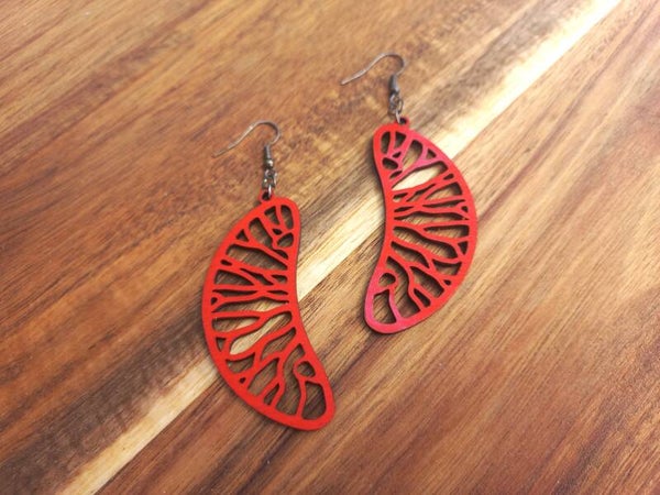 Boucles d'oreilles Quartiers de Clémentine Ajourés