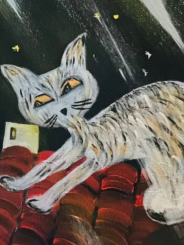 CETTE ŒUVRE N’EST PLUS DISPONIBLE ⬆️ ŒUVRE D’ART UNIQUE, oeuvre originale, Art contemporain figuratif, Acrylique sur toile, décoration murale, décoration intérieure.