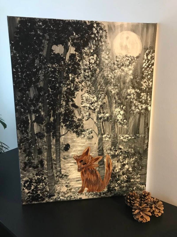 Œuvre vendue ( LA BALADE DE KITSUNE. 80/60