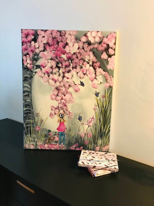 Toile acrylique, œuvre unique, art contemporain, décoration intérieur, expressionnisme, artiste français