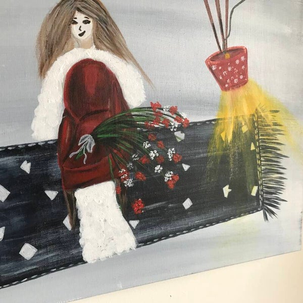 Toile acrylique, toile surréalisme, expressionnisme, œuvre unique,