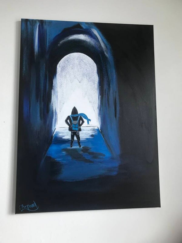 Toile acrylique, acrylique sur toile, œuvre unique, art figuratif, art expressionnisme, décoration intérieure.