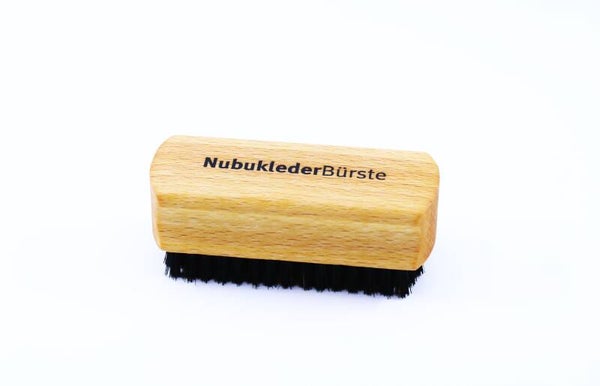 Nubuklederbürste