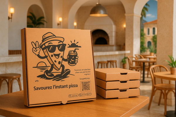 Boîte à pizza standard – (Précommandez - livraison à partir du 28 juin)