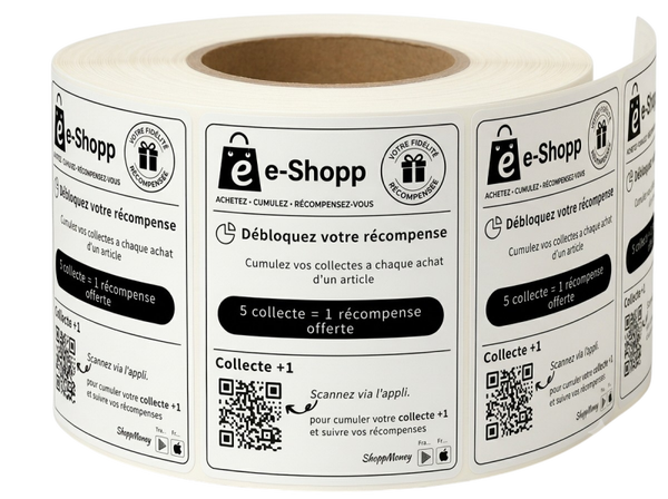 Coupons QR Validant — Étiquettes sur Mesure (Sur Devis)