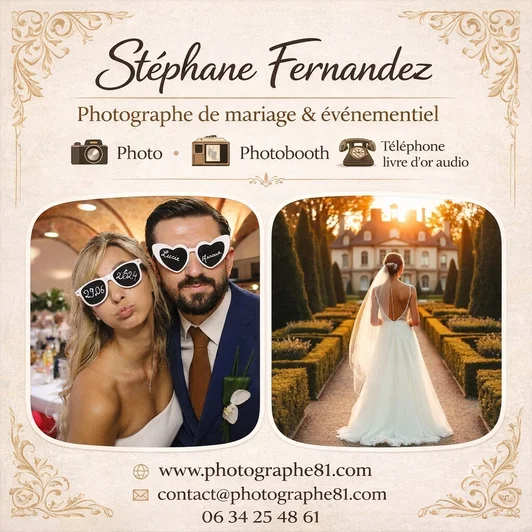 photographe evenementiel pour shooting photobooth livre d'or 