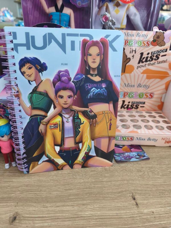 Τετράδιο σπιράλ kpop demon hunters
