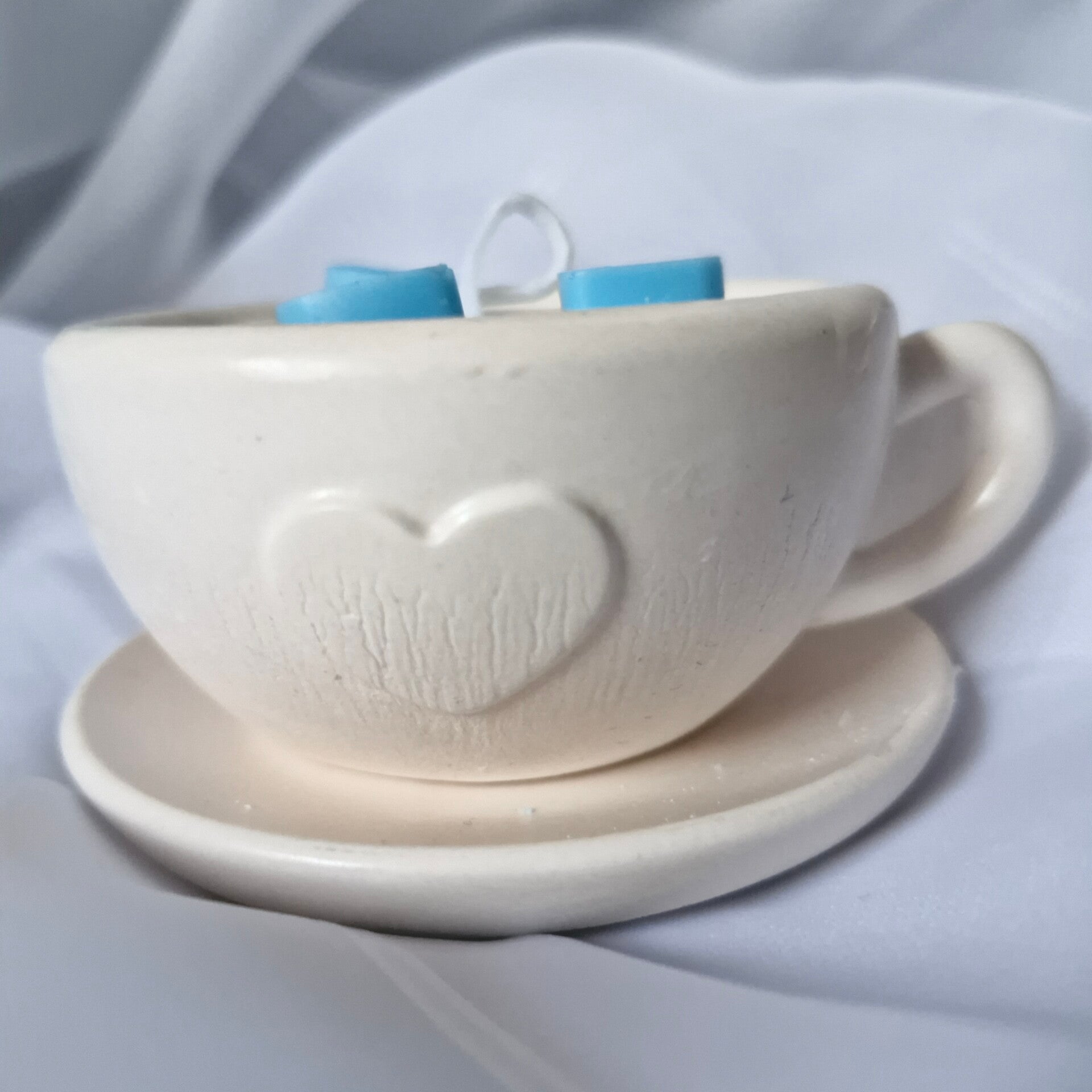 Lichtskulptur Kerze „Kaffeepäuschen“