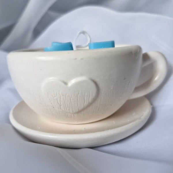 Lichtskulptur Kerze „Kaffeepäuschen“