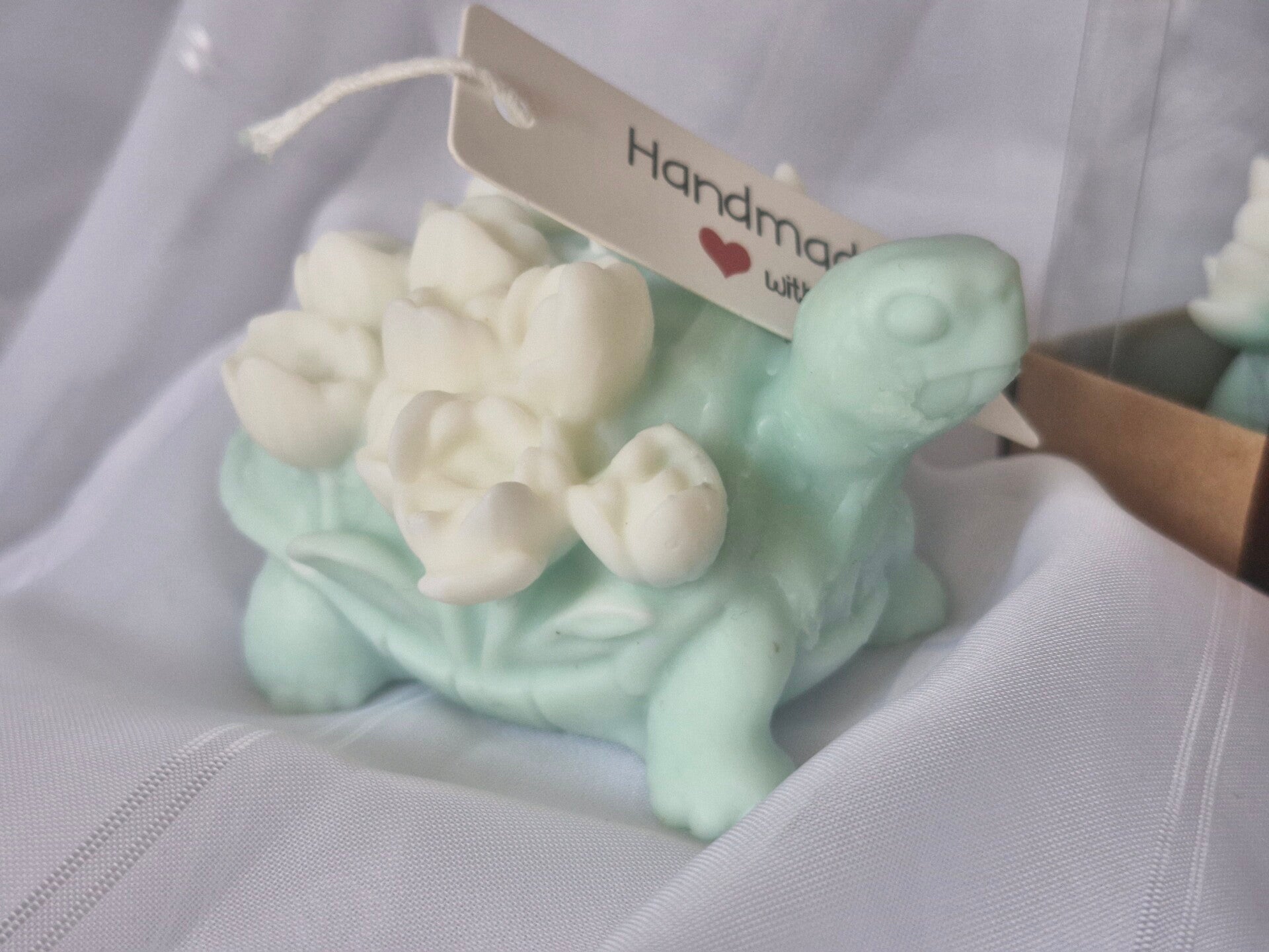 Flower-Turtle Kerze