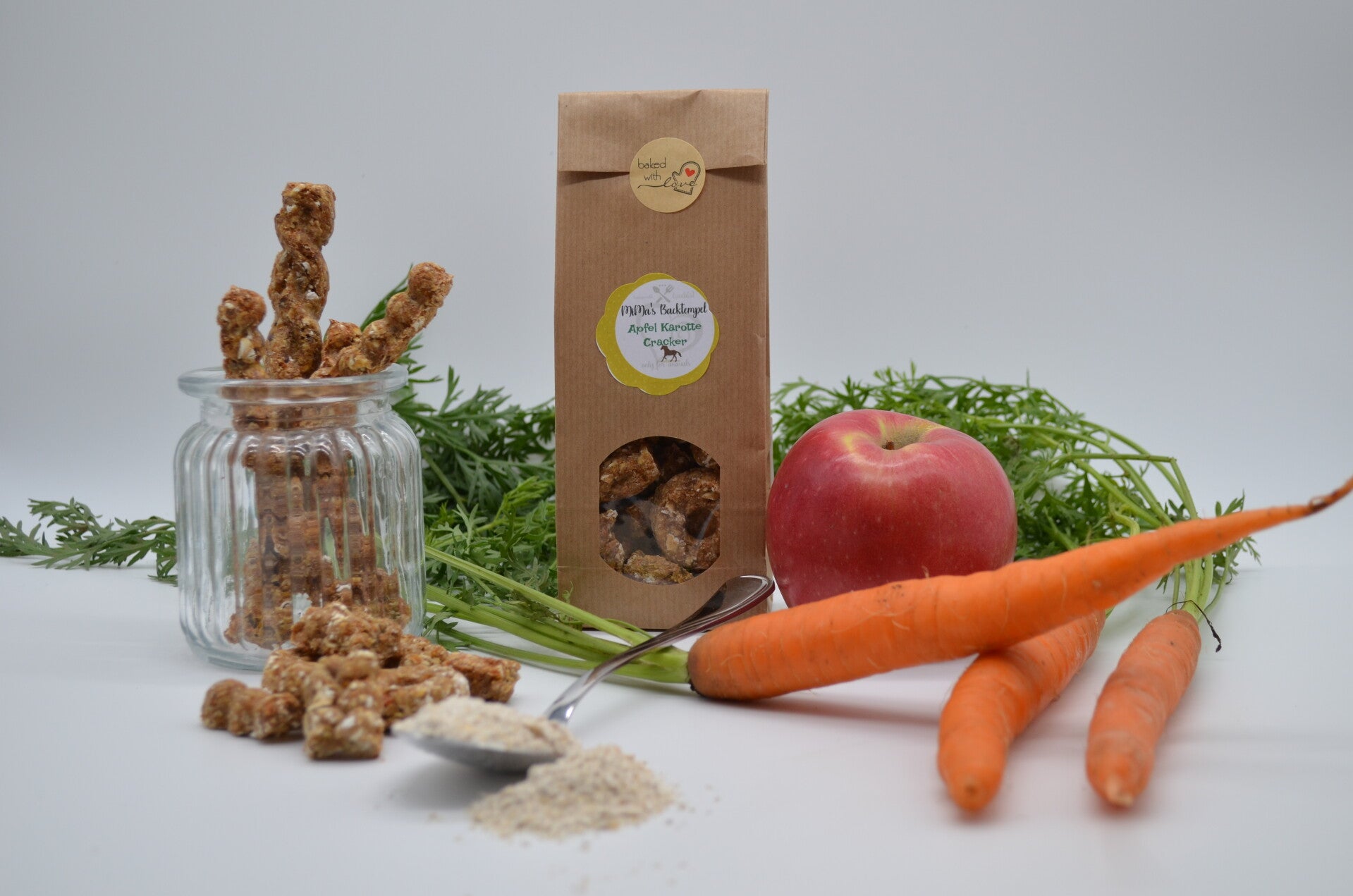 Karotte-Apfel-Cracker für Pferde – natürliche & schmackhafte Belohnung