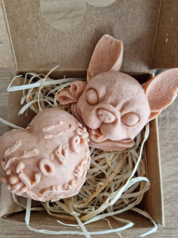 MiMa’s Dog Love Chocolates – Frenchie & Herz Pralinen für Hunde