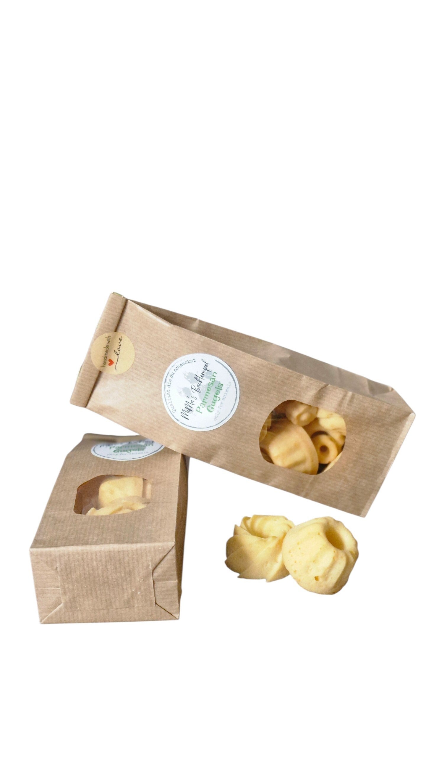 Parmesan-Ei-Gugels für Hunde – extra groß & langer Kauspaß