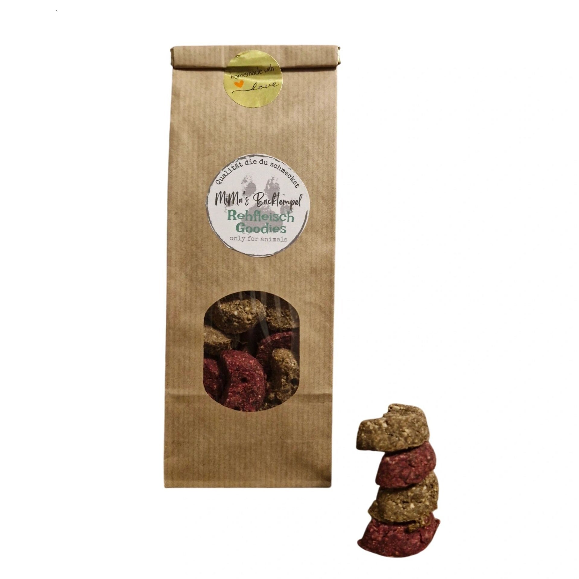 Rehfleisch Goodies für Hunde – knusprige, getreidefreie Snacks