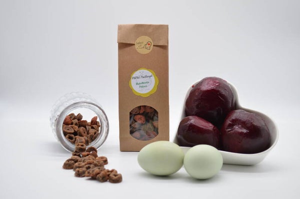 Rote Beete Leckerei für Hunde – getreidefreie, natürliche Snacks