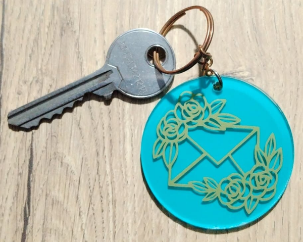 porte-clés lettre