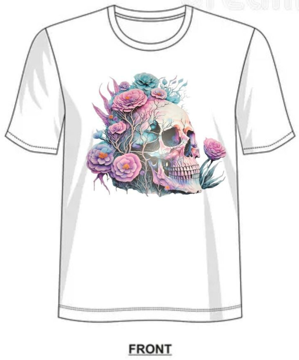 Crane Fleur Rose et Bleu