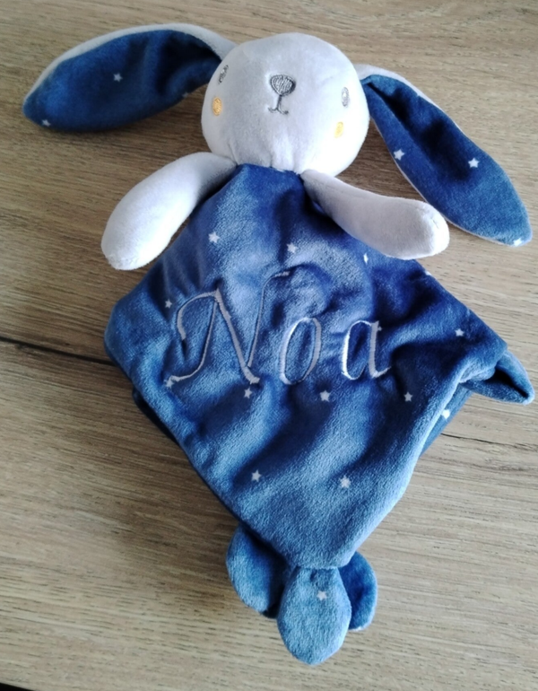 Doudou avec le Prénom Brodé