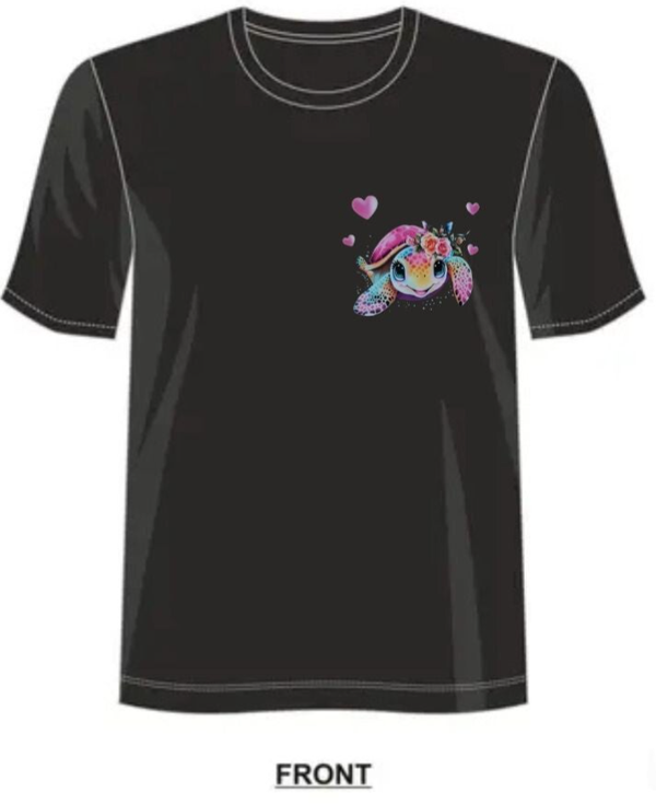 Tortue Arc-en-ciel avec Coeurs