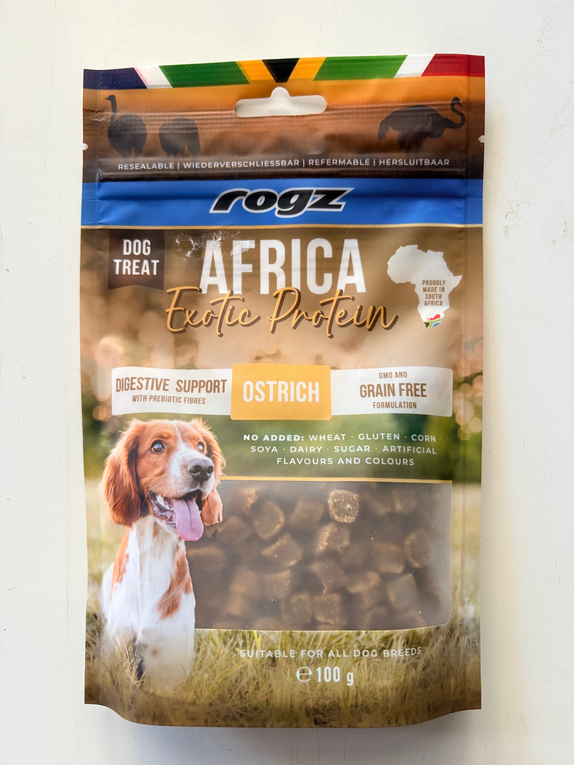 Rogz Africa Exotic Protein - Hondensnack - 100 gram