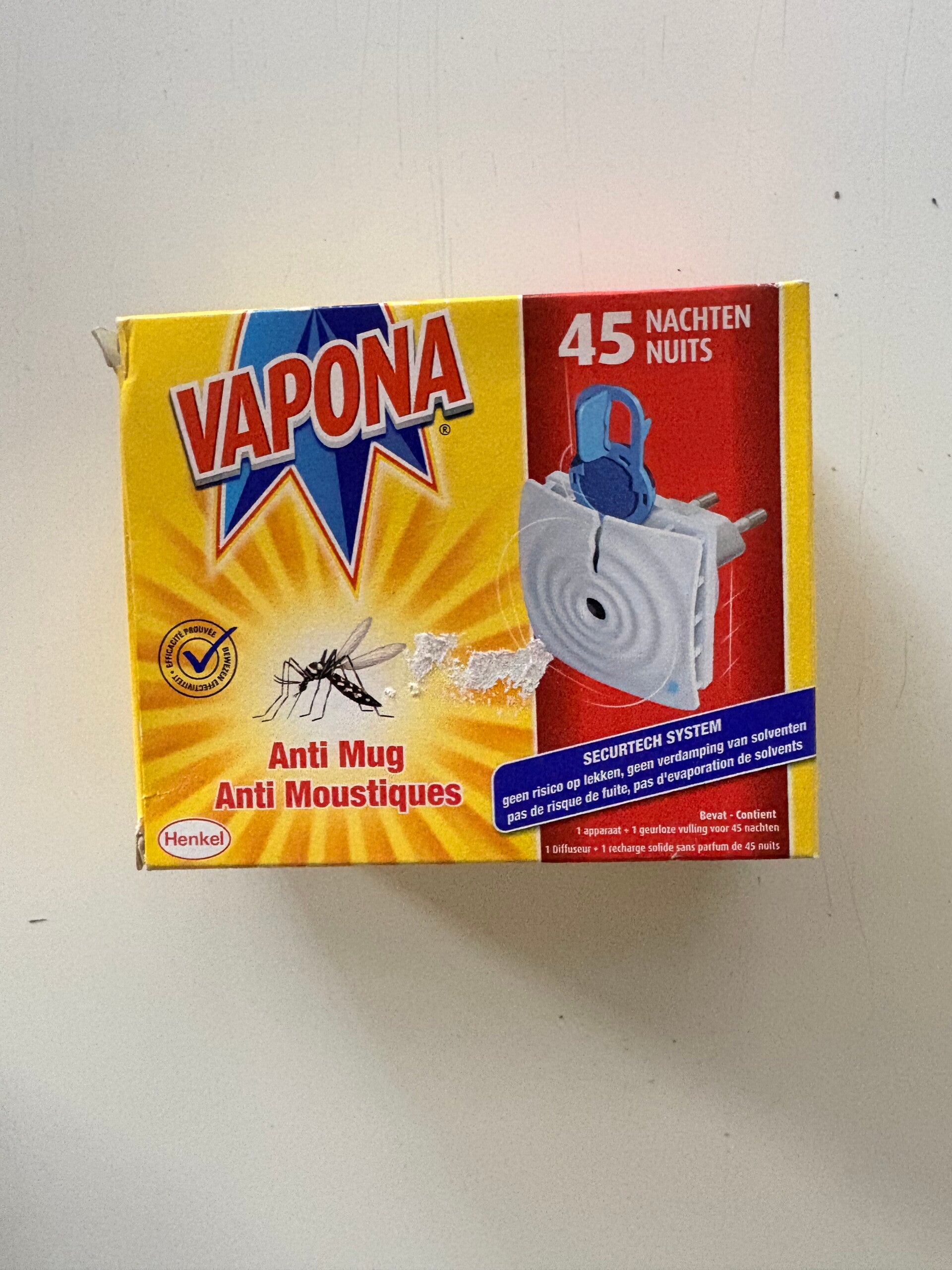 Vapona anti mug stekker