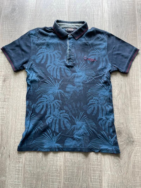 Ette Newstreet Blue polo shirt - M