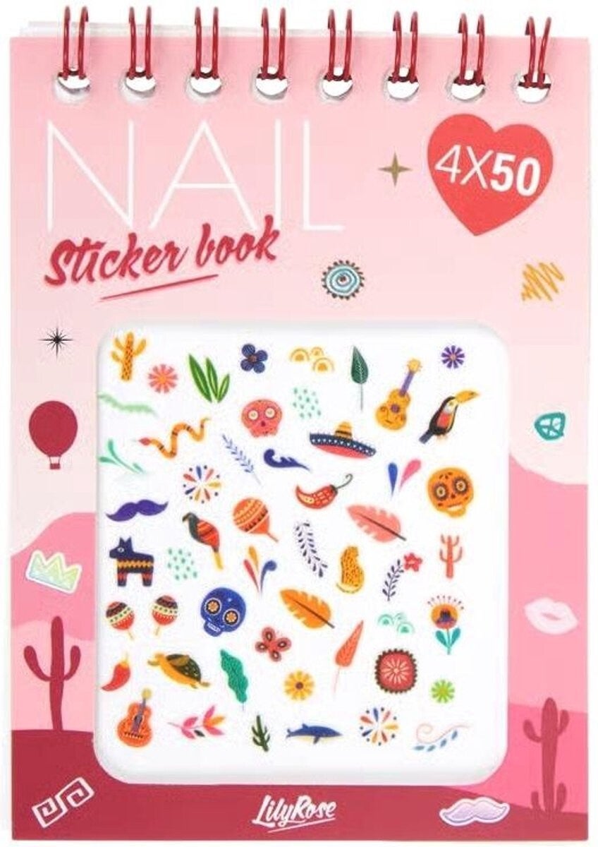 Nagelsticker boekje - 200 stickers