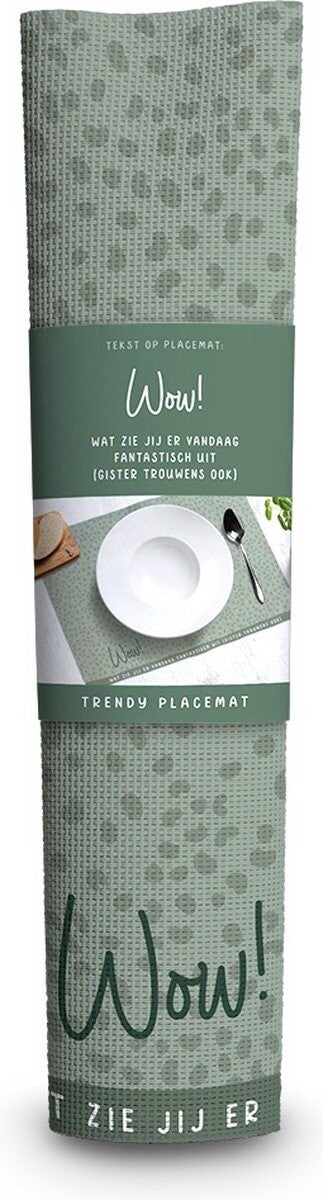 Trendy Placemat met diverse spreuken