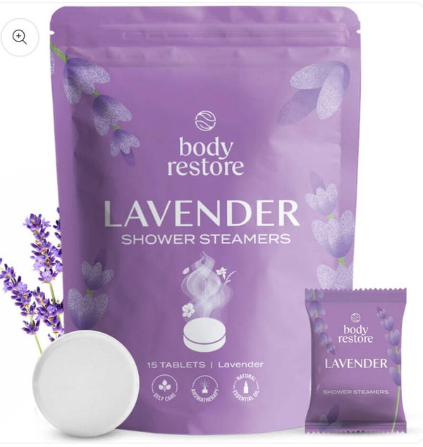 Showe Steamers lavendel - 15 stuks