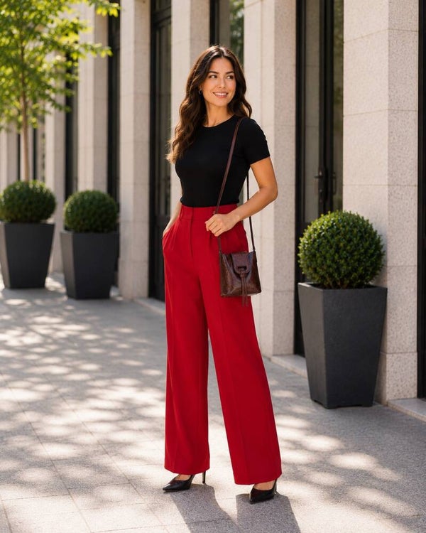 MARA – Marron Crossbodytas met Klepsluiting